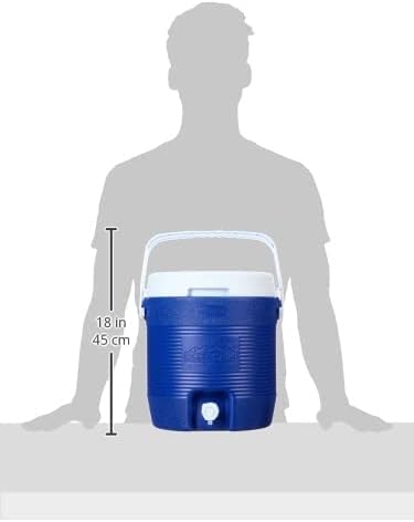 Cosmoplast 12L Insulated Water Cooler with Spigot | Polyurethane Foam Insulation | Up to 11 Hours Cold Retention | Ideal for Camping, Beach & Outdoor Events