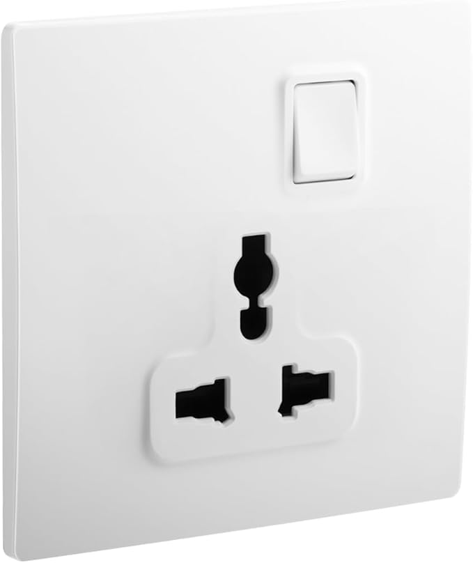 RACO Legrand Mallia Senses Multi Gang Switched Socket Outlet White Screw Type Terminals 16 A 250V