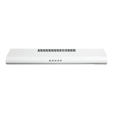 RACO Kenwel Household Cooker Hood 75 Watts Hight Suction Power White 60CM Under Cabinet Range Hood with 3 Speed Fan and LED Lights