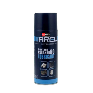 RACO Arel Contact Cleaner Lubricant 60 Spray Cleans, Protects, and Lubricates Electrical Contacts, Switches, and Components | Anti-Corrosion Formula, Quick-Drying, 450ml