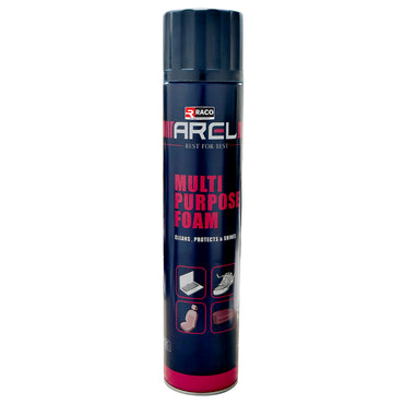 RACO Arel Multi-Purpose Foam Cleaner Spray | Cleans, Protects, and Shines | All-in-One Solution for Home, Auto, and Office | Removes Dirt, Stains, and Grime Effortlessly-750ml