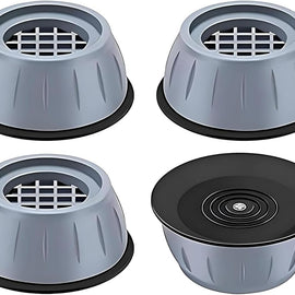 RACO Anti Vibration Pads for Washing Machine, Dryer Foot Pads - Noise Reduction, Shock Absorption, Non-Slippery Floor Protector for Hardwood and Tile Floors, Universal, Pack of 4
