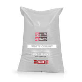 RACO White Cement Powder for Crack Filling Universal Adhesive Repair Construction Works Art & Craft Projects Home Waterproof Bathroom & Tiles (10, Kilograms)