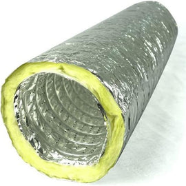 RACO Aluminum Flexible Duct Hose For Air Exhaust Line Light Weight Corrosion Resistant HVAC Ventilation System With Insulation