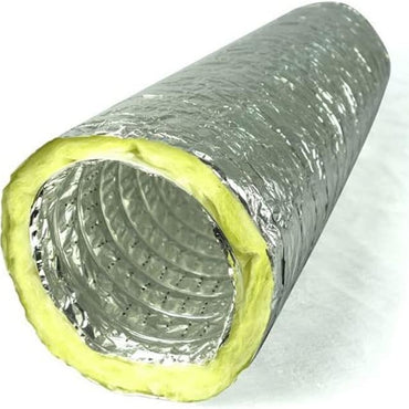 RACO Aluminum Flexible Duct Hose For Air Exhaust Line Light Weight Corrosion Resistant HVAC Ventilation System With Insulation