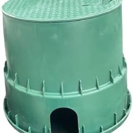 RACO Irrigation Control Solenoid Valve UV Treated to Protect from Decoloring, Cracking and Stronger Load Strength with Twist Lock Cover Made in ITALY(10 INCH)