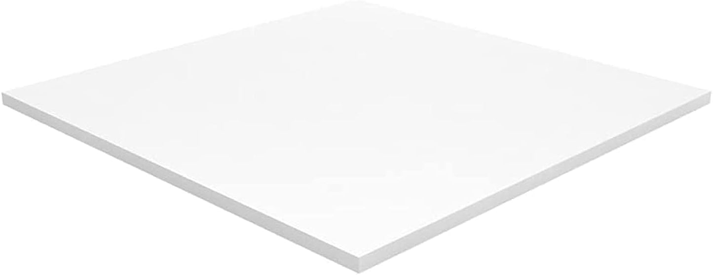 Raco Gypsum Ceiling Tiles, Ultra-Thin Bright White 595x595x7mm, Pack of 8