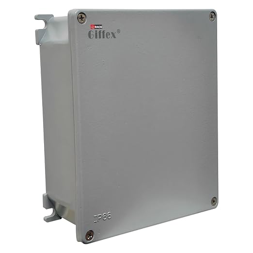 RACO Giffex Aluminium Junction Box Durable and Weatherproof Metal Enclosure IP66