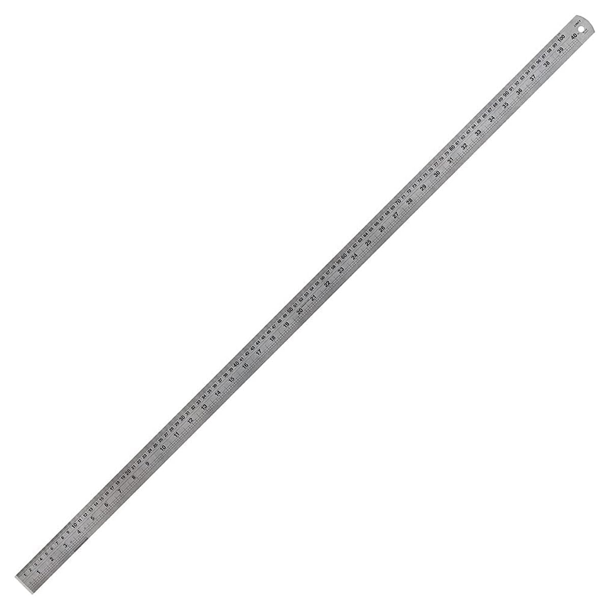 RACO Uken Stainless Steel Ruler | Heavy-Duty SS Scale with Conversion Table for School, Office, Home, Architects, Engineers, and Craft Supplies