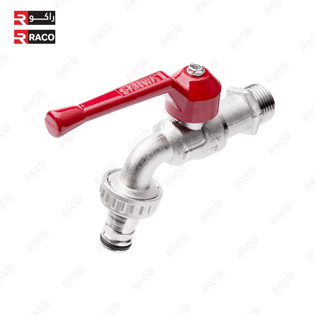 RACO Sanwa Long Ball Valve, Single Handle Garden Tap for Garden, Home & Industrial Use (1/2 Inch)