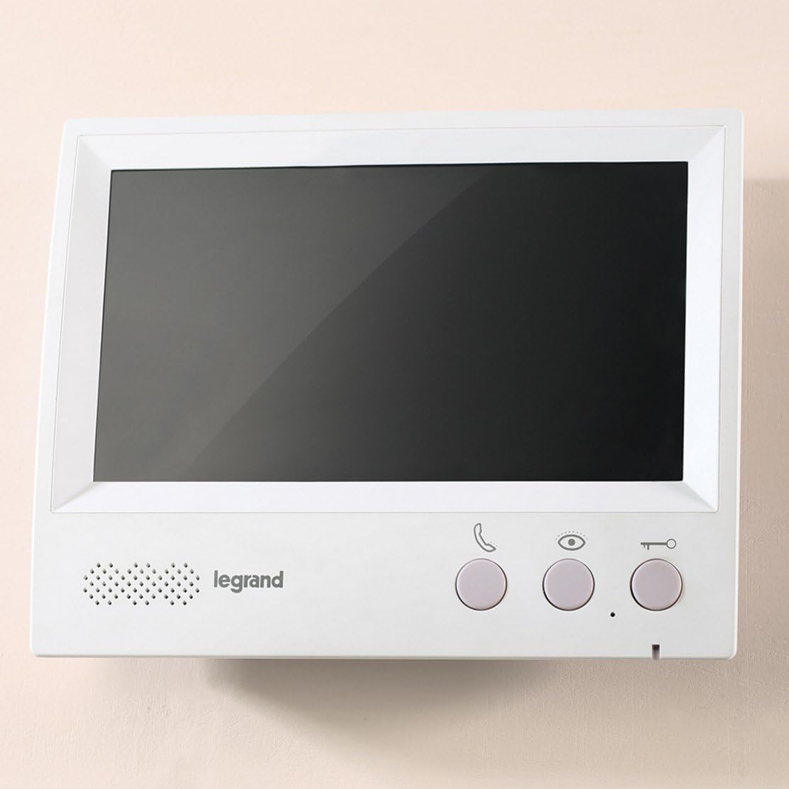 Legrand - 7inch video intercom kit, 4-wires, hands-free