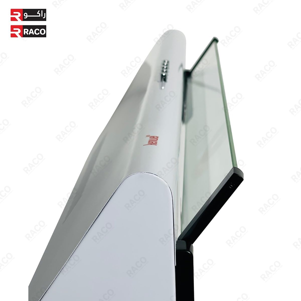 RACO Kenwel Household Cooker Hood 75 Watts Hight Suction Power White 60CM Under Cabinet Range Hood with 3 Speed Fan and LED Lights