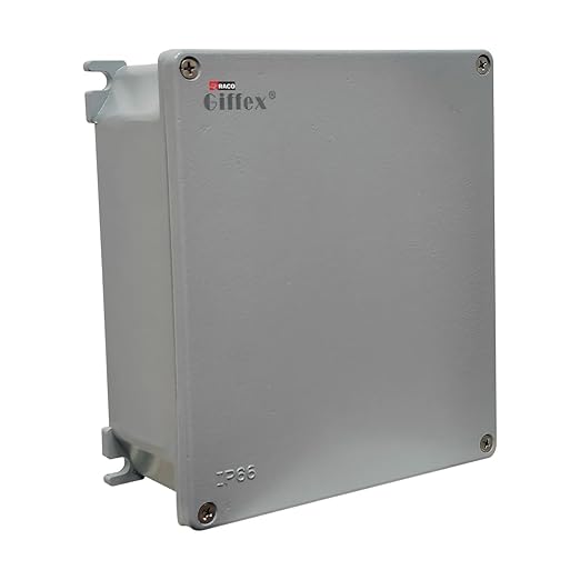 RACO Giffex Aluminium Junction Box Durable and Weatherproof Metal Enclosure IP66