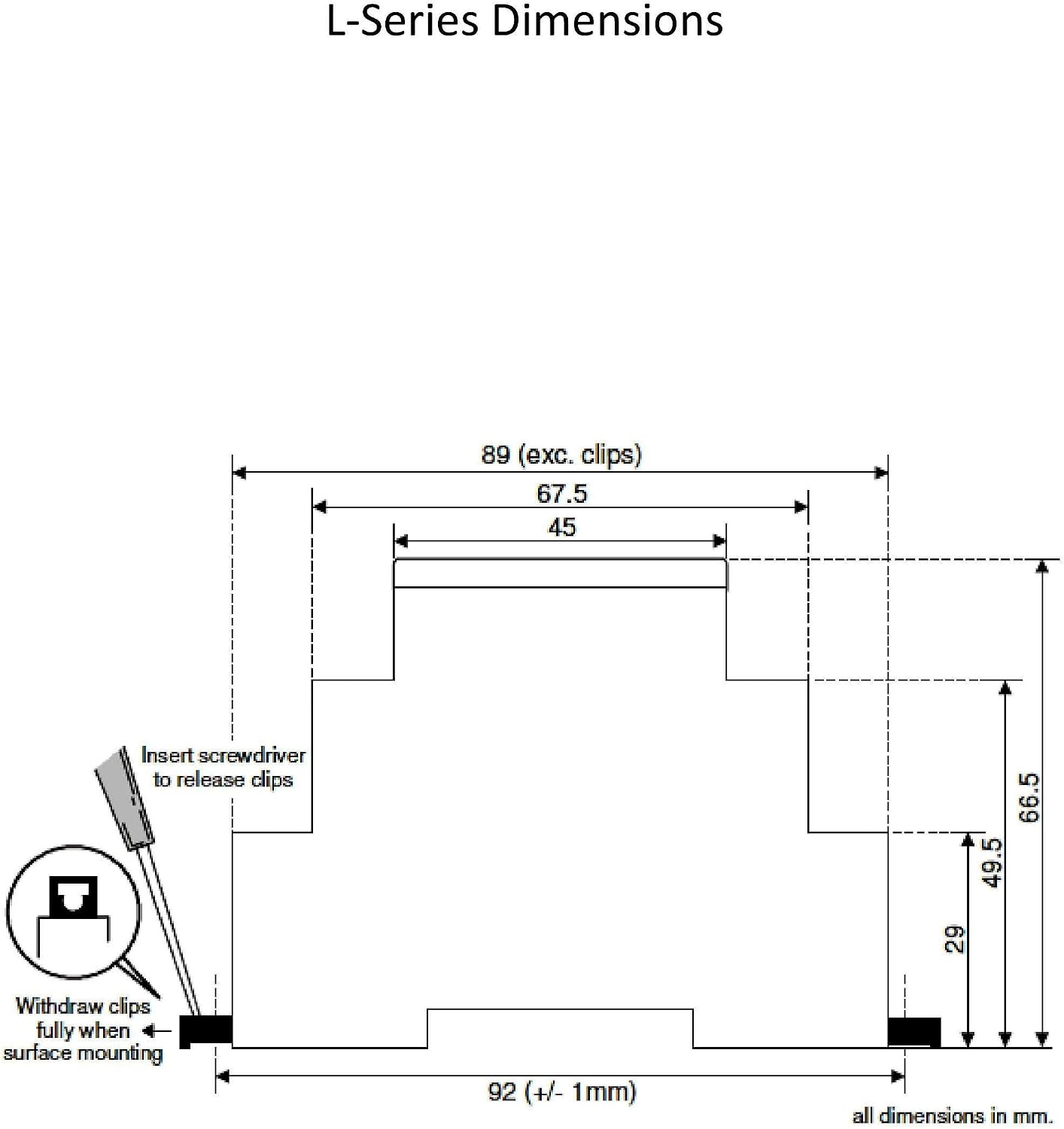 Broyce Control UVR Single-Phase Under-Voltage Monitoring Relay 230V M1TVR