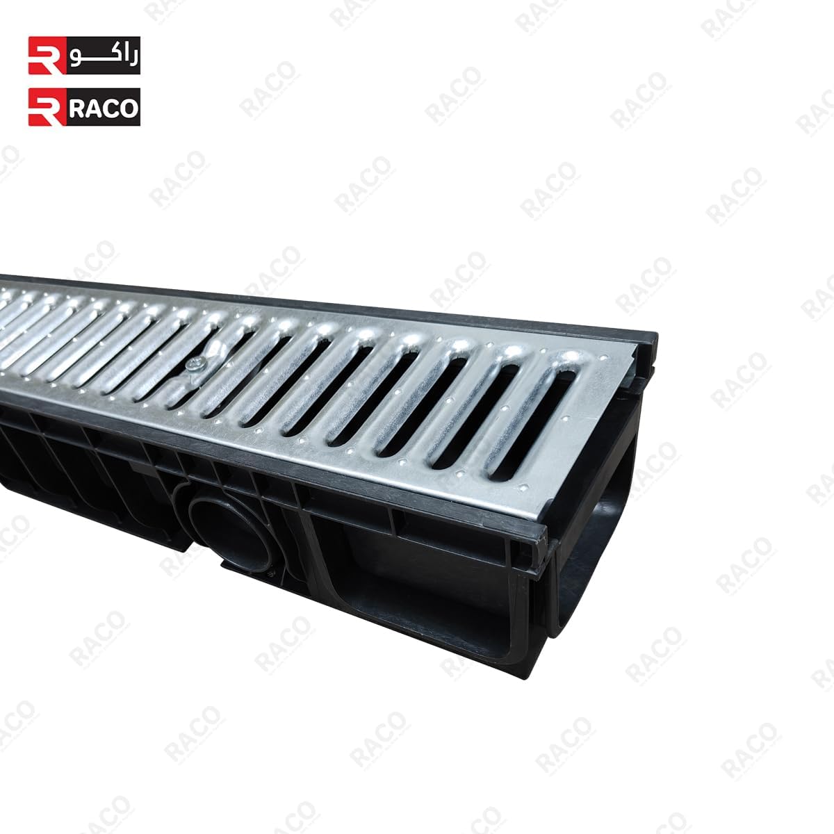 RACO Floor Grating | Drainage Channel Grate for Garage, Water Rain Storm, Shower, Wet Room, Garden, Driveway – 1Mtr Length