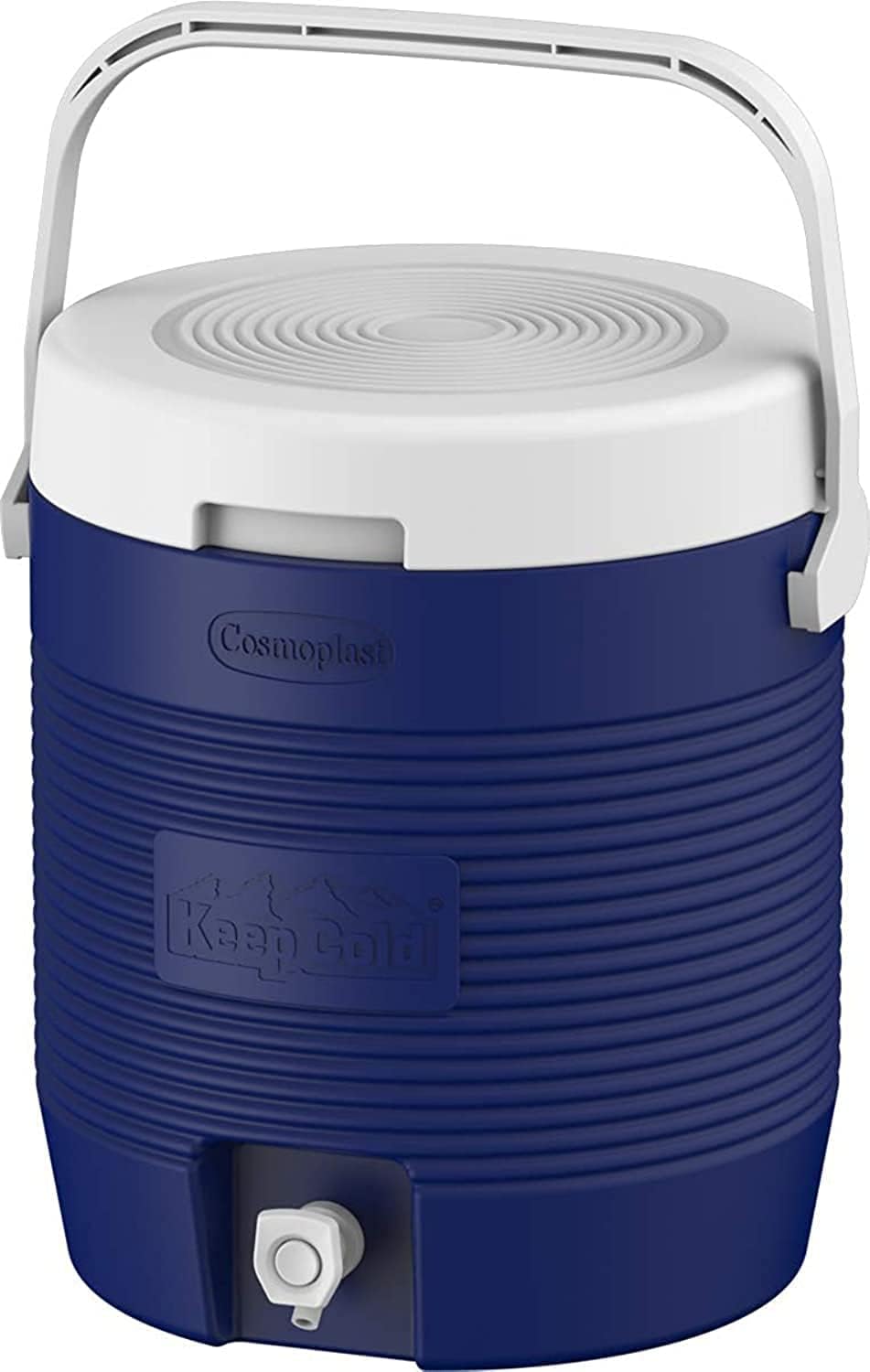 Cosmoplast 12L Insulated Water Cooler with Spigot | Polyurethane Foam Insulation | Up to 11 Hours Cold Retention | Ideal for Camping, Beach & Outdoor Events