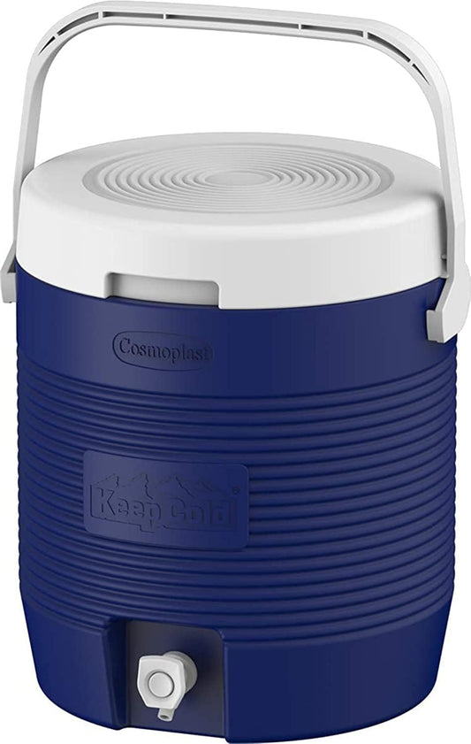 Cosmoplast 12L Insulated Water Cooler with Spigot | Polyurethane Foam Insulation | Up to 11 Hours Cold Retention | Ideal for Camping, Beach & Outdoor Events