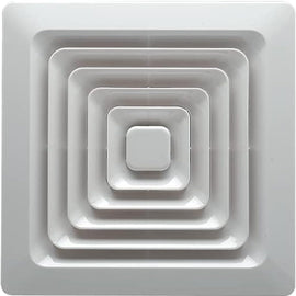 RACO Ceiling Mounted Exhaust Fan - Ceiling Exhaust Fan - Kitchen Bathroom Extractor Exhaust Fan, Powerful High-Power, Low-Noise Ceiling-type Ultra-thin Silent Fan Suitable (6 INCH)