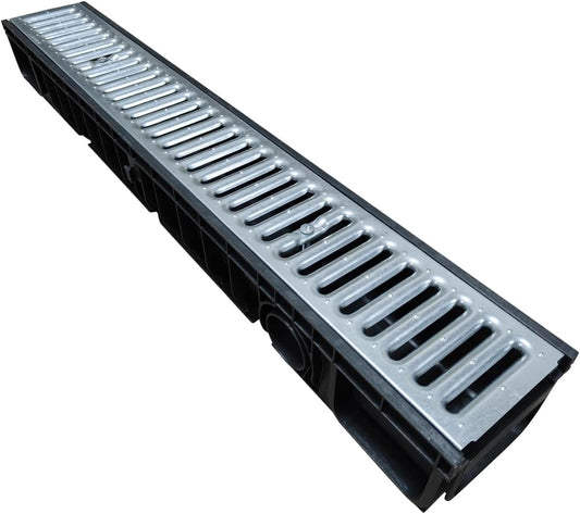 RACO Floor Grating | Drainage Channel Grate for Garage, Water Rain Storm, Shower, Wet Room, Garden, Driveway – 1Mtr Length