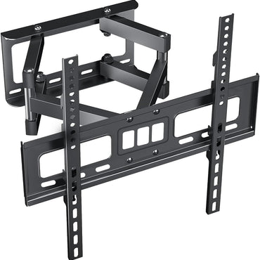 RACO Heavy Duty Wall Mount TV Bracket for 32-100 Inch Flat OLED 4K TVs up to 65kg Adjustable TV Bracket with Swivel & Extension Arm, Leveling, Max VESA 700x600mm