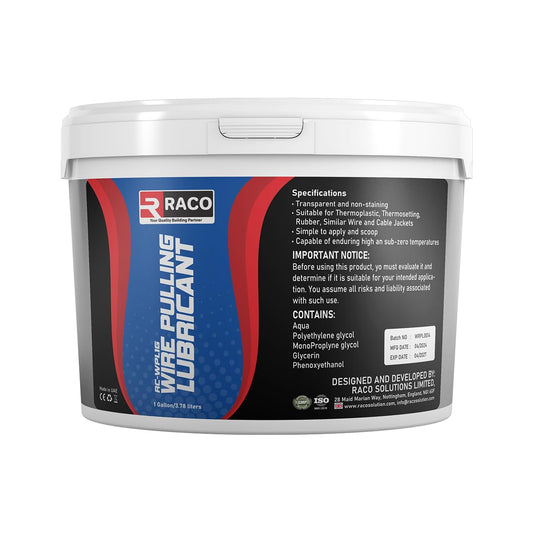 RACO Wire Pulling Lubricant for Electrical Work Smooth Wire Installation by RACO Solutions UK