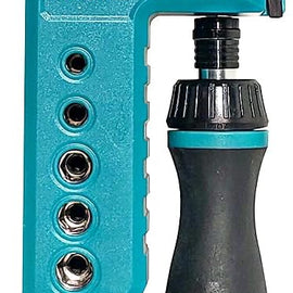 RACO Giffex 25-Piece Ratchet Driver Socket & Bit Set, Multi-Purpose Hand Tool Kit with Ergonomic Handle, Metric Sockets & Assorted Bits for Home, Auto & DIY Repair RA- GX-40498