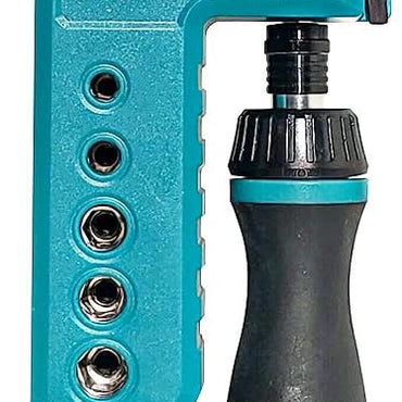 RACO Giffex 25-Piece Ratchet Driver Socket & Bit Set, Multi-Purpose Hand Tool Kit with Ergonomic Handle, Metric Sockets & Assorted Bits for Home, Auto & DIY Repair RA- GX-40498