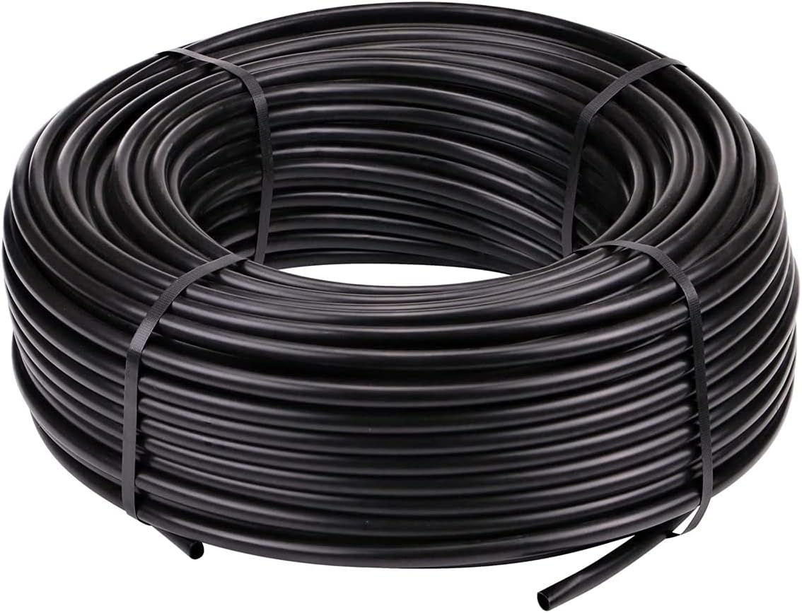 Raco Black Polyethylene Pipe Roll – For Irrigation, Hydroponics & Water Distribution, 100m x 32mm