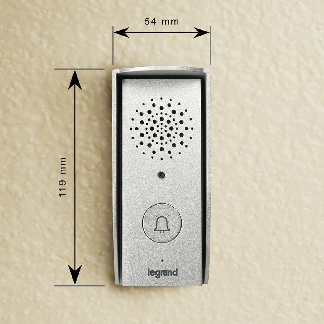 Legrand - 7inch video intercom kit, 4-wires, hands-free