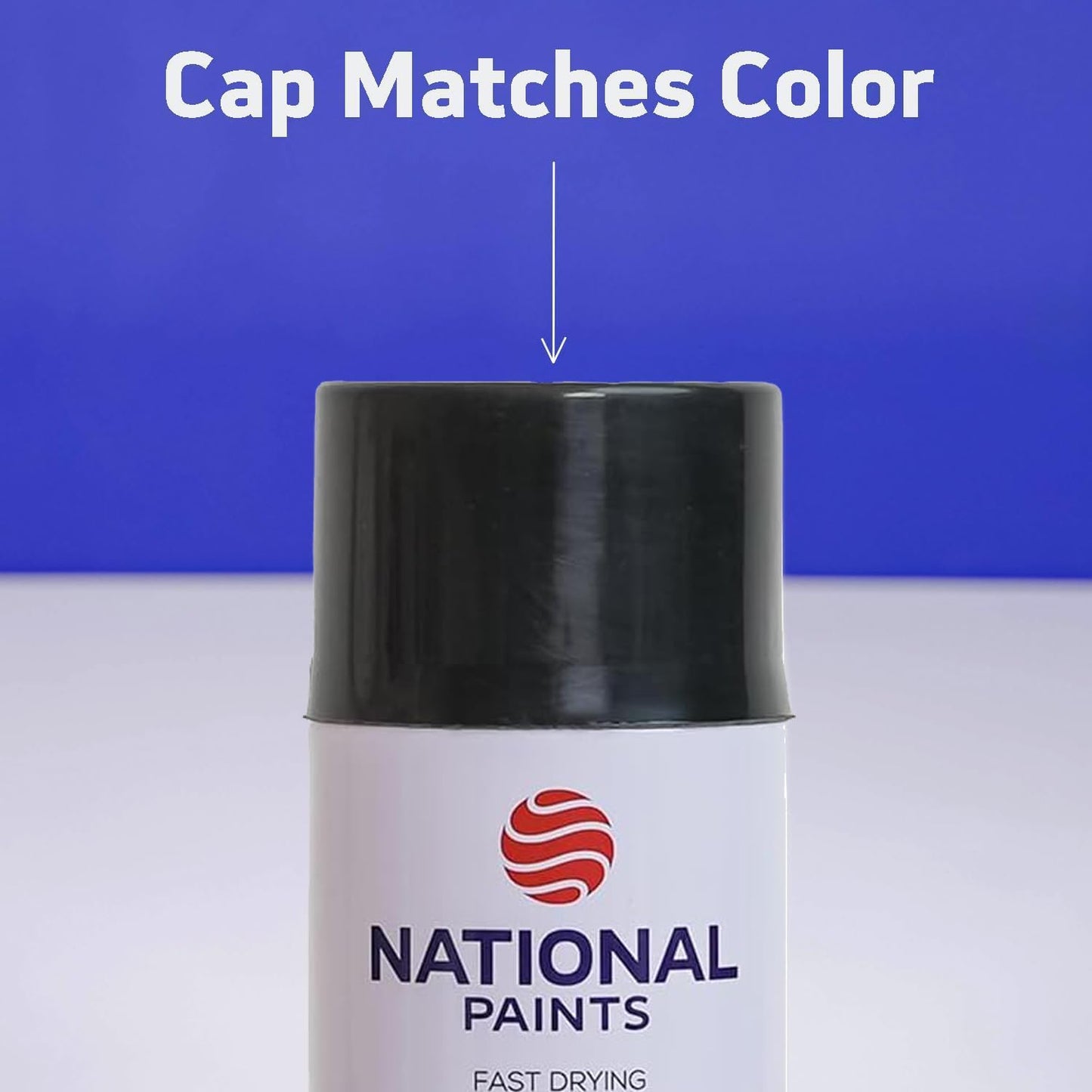 National Paints Fast Drying Acrylic Spray Paint, Premium Multi Surface Paint, Durable Finish, Easy to Use - 400ML