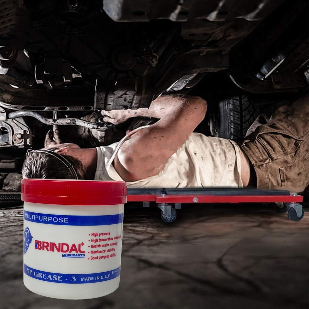 Brindal MP Grease 3 High Pressure Multipurpose Grease for Chassis, Wheel Bearings and Joints
