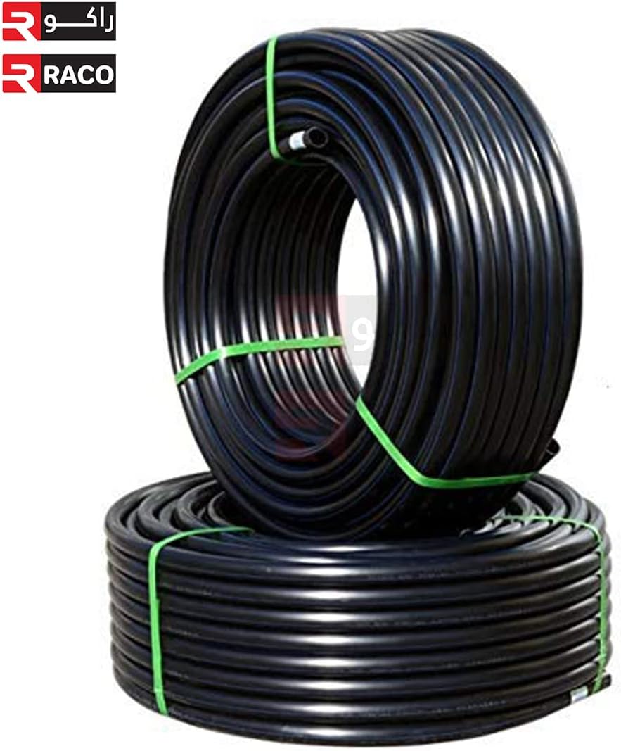 Raco Black Polyethylene Pipe Roll – For Irrigation, Hydroponics & Water Distribution, 100m x 32mm