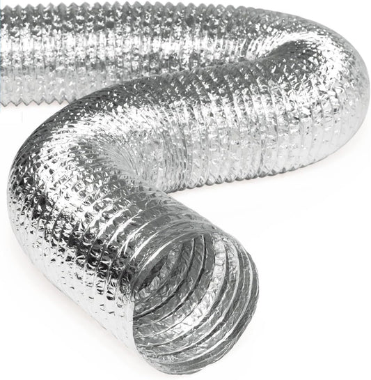 RACO Aluminium Duct Flexible Hose Aluminium Exhaust Pipe, Dryer Vent Hose Heat Resistant, Humidity and Fire Resistant Range Hood