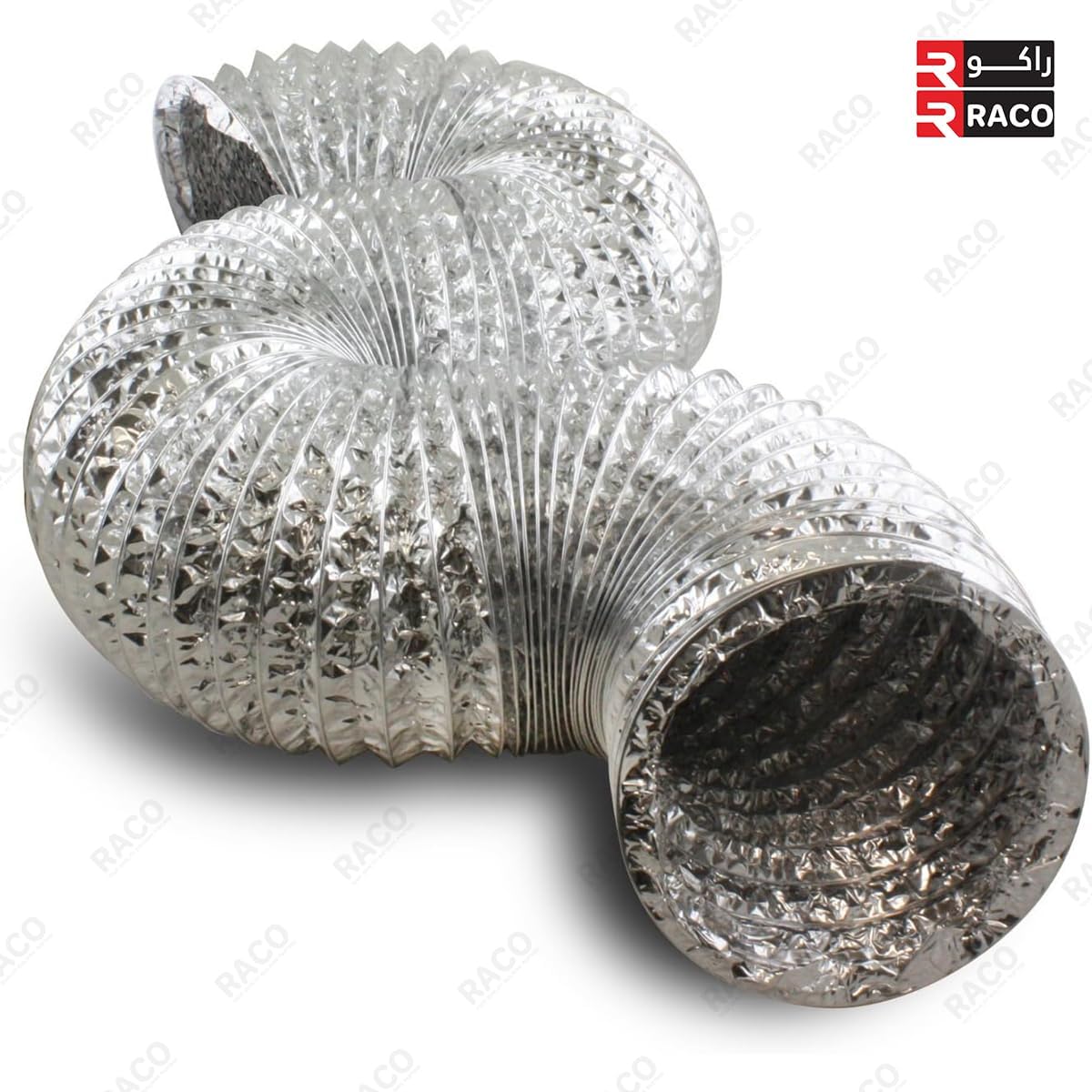 RACO Aluminium Duct Flexible Hose Aluminium Exhaust Pipe, Dryer Vent Hose Heat Resistant, Humidity and Fire Resistant Range Hood
