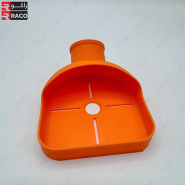 RACO Drilling Dust Collector with 4-Angle Positioning, Waterproof Plastic Dust Catcher for Drill Bits, Easy to Use & Portable, No Assembly Required Orange, Debris Catcher for Home DIY & Clean Projects